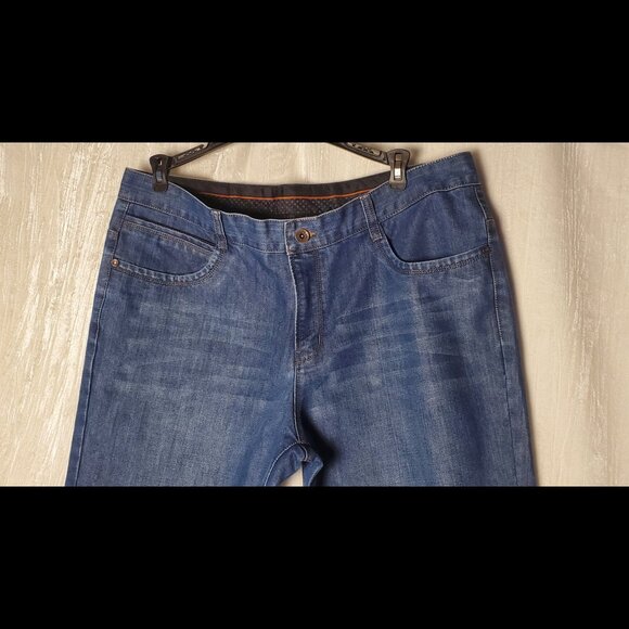 G&K Gecko Knight Men's Dark Wash Blue Jeans 38x32 Comfortable Fit - Picture 11 of 14